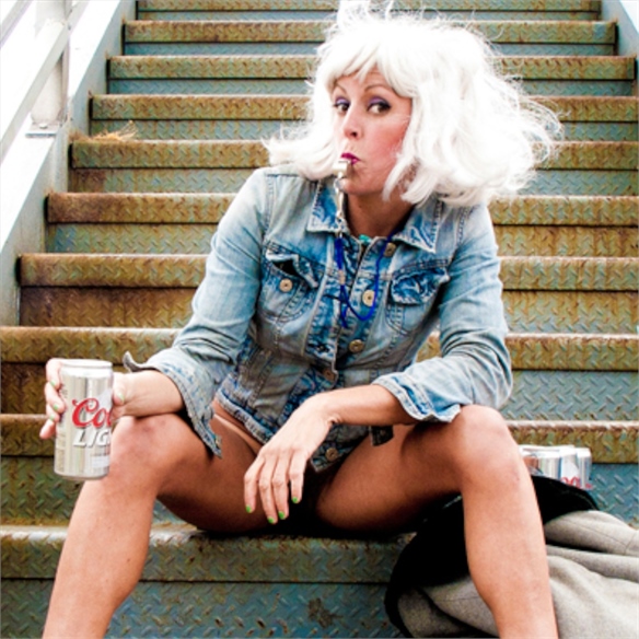 Adrienne Truscott in her one-woman Asking For It comedy show. 