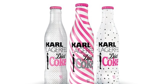 Limited Edition Diet Coke Bottles by Karl Lagerfeld