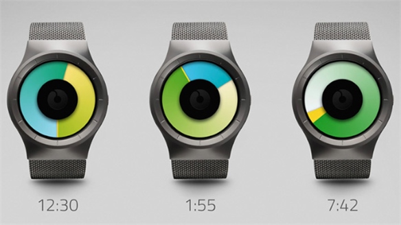 Celeste Watch Tells Time With Colour