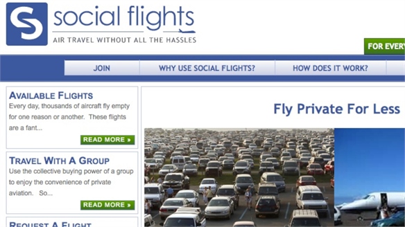 Social Flights: Private Jets for All