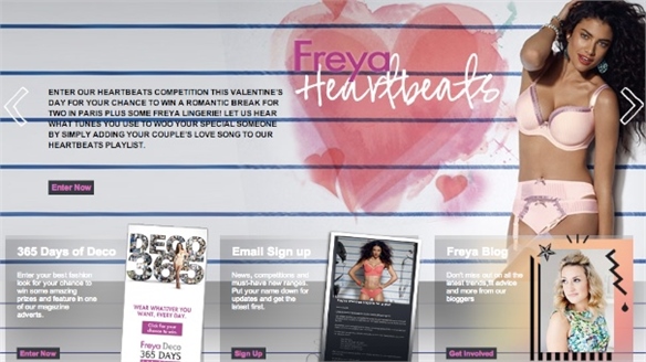 Freya Lingerie’s Interactive Valentine’s Campaign 