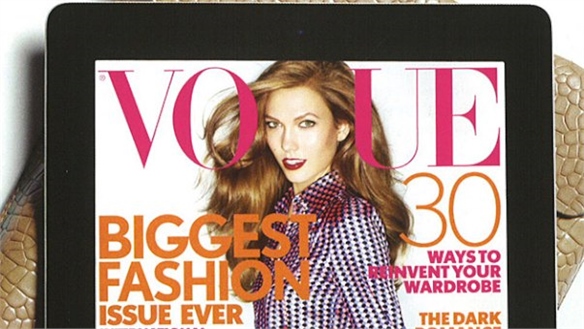 British Vogue’s iPad App Goes Monthly