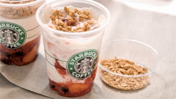 Starbucks to Launch Yoghurt Range