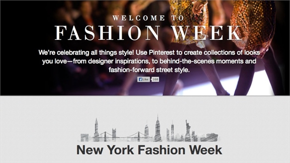 Pinterest Joins New York Fashion Week