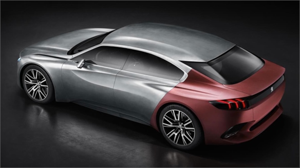 Peugeot Concept: Synthetic Sharkskin 