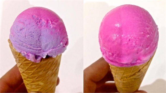 Colour-Changing Ice Cream