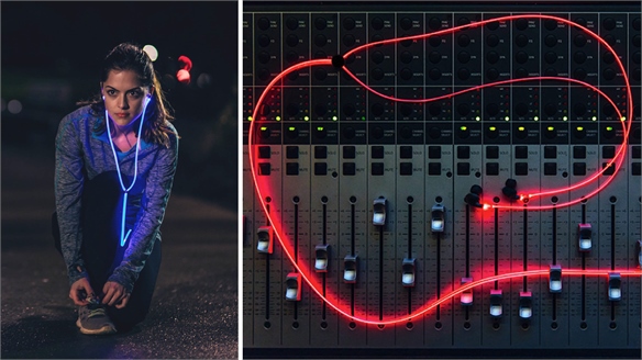 Glow: Laser-Light Headphones