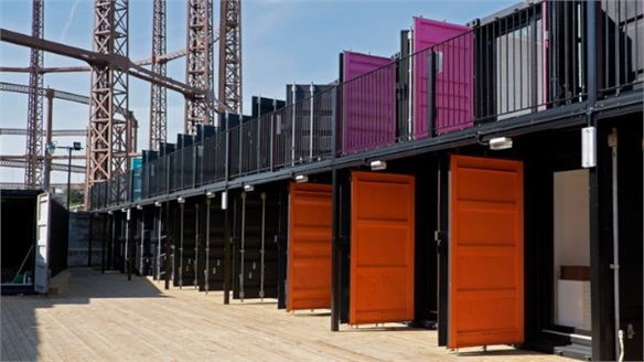 Modern Office: Containerville – Pop-Up Tech Hub
