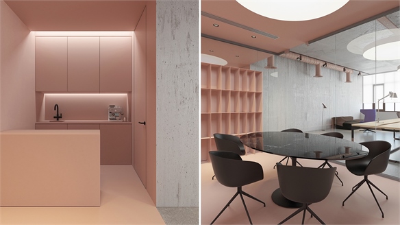 Pink: Softening the Office Space