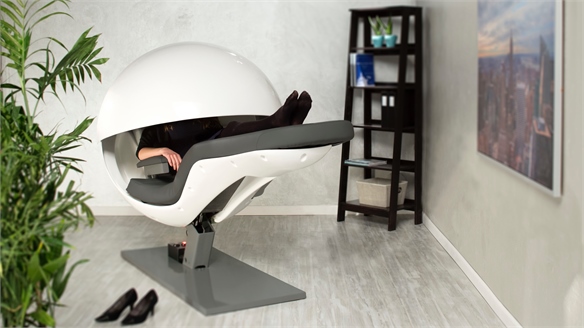 Relaxation Audio Boosts Office Nap-Pods 
