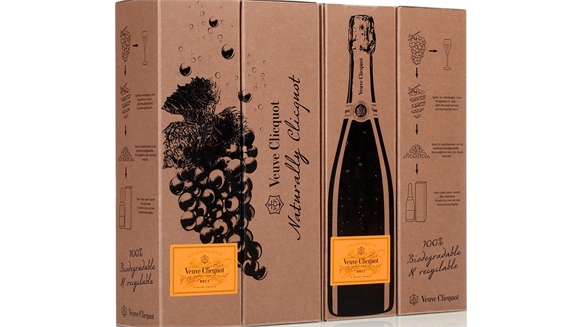 Veuve Clicquot’s Grape-Derived Packaging
