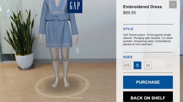 Gap X Tango: Advanced AR Dressing Room Concept