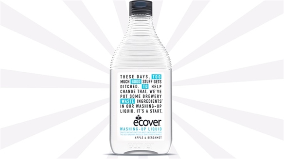 Ecover’s Beer Waste Washing Up Liquid