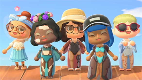 Gillette Empowers Inclusive Beach Bodies in Animal Crossing