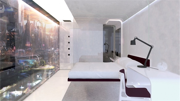 Yotel’s Micro Hotel Room of the Future 