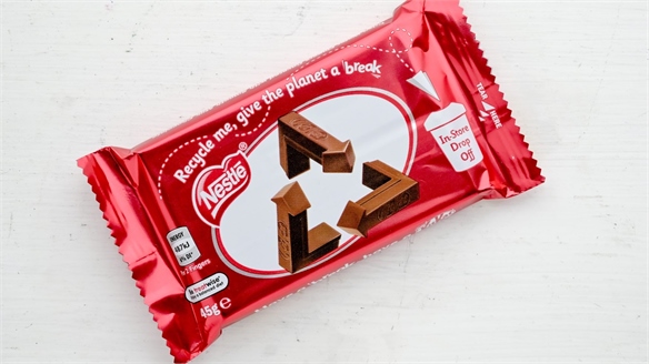 KitKat Drops Logo & Encourages Recycling