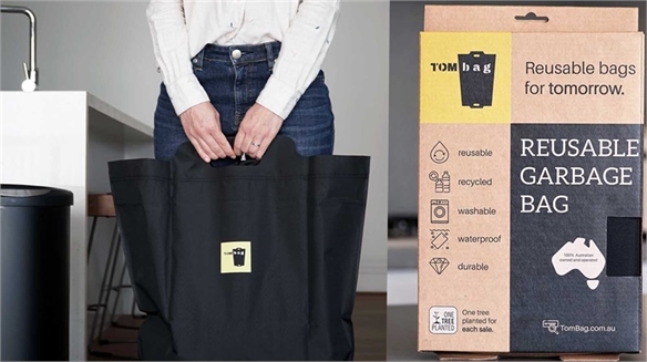 Australian Start-Up Launches Reusable Garbage Bag